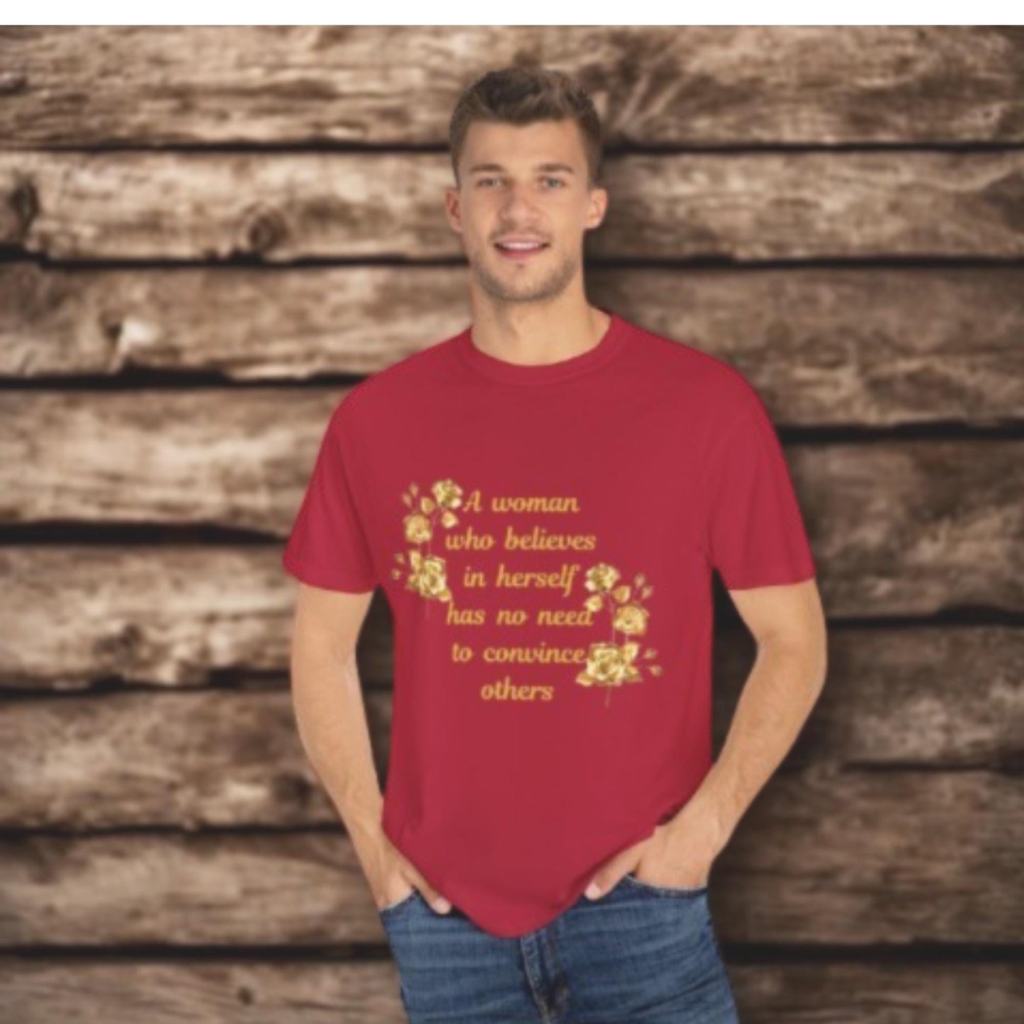 Believe in Yourself Tee – Inspirational Cotton Shirt for Women
