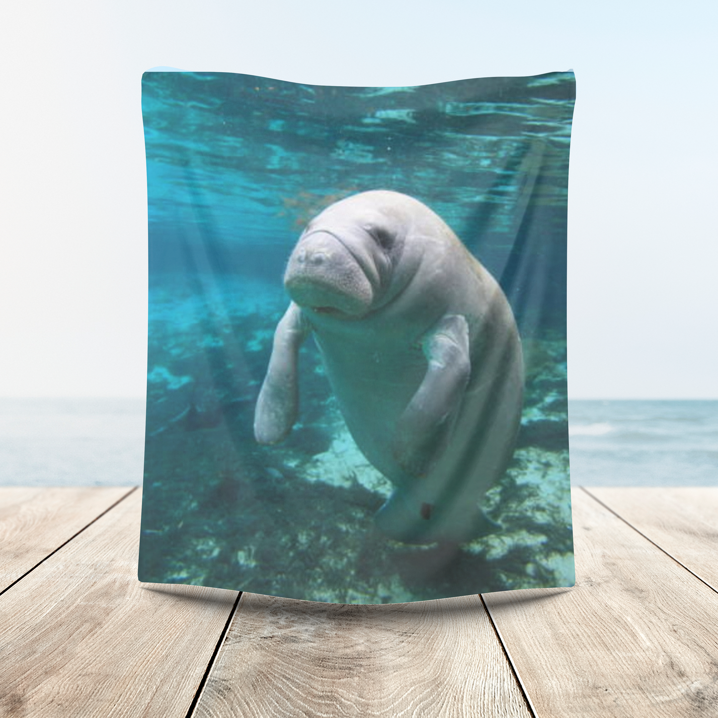 Manatee Blanket – Marine Life Comfort
