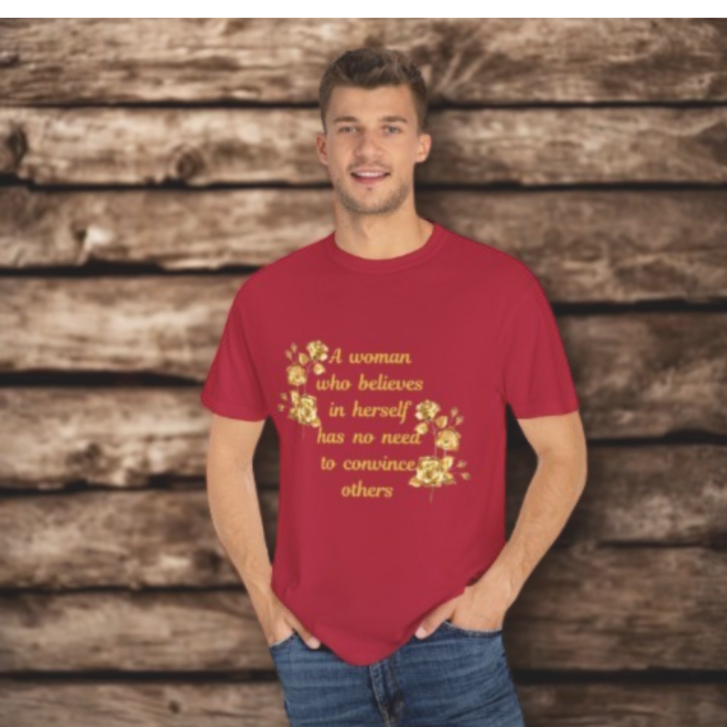 Believe in Yourself Tee – Inspirational Cotton Shirt for Women