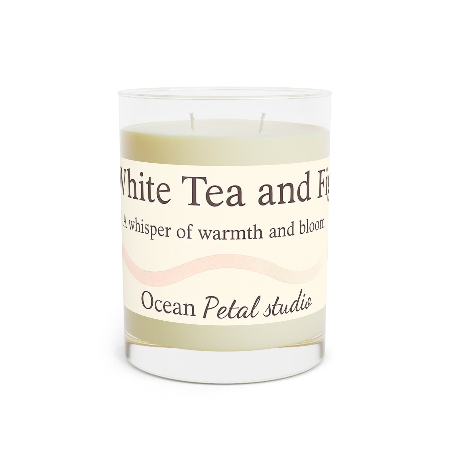 11oz Hand-Poured Glass Candles for Relaxation