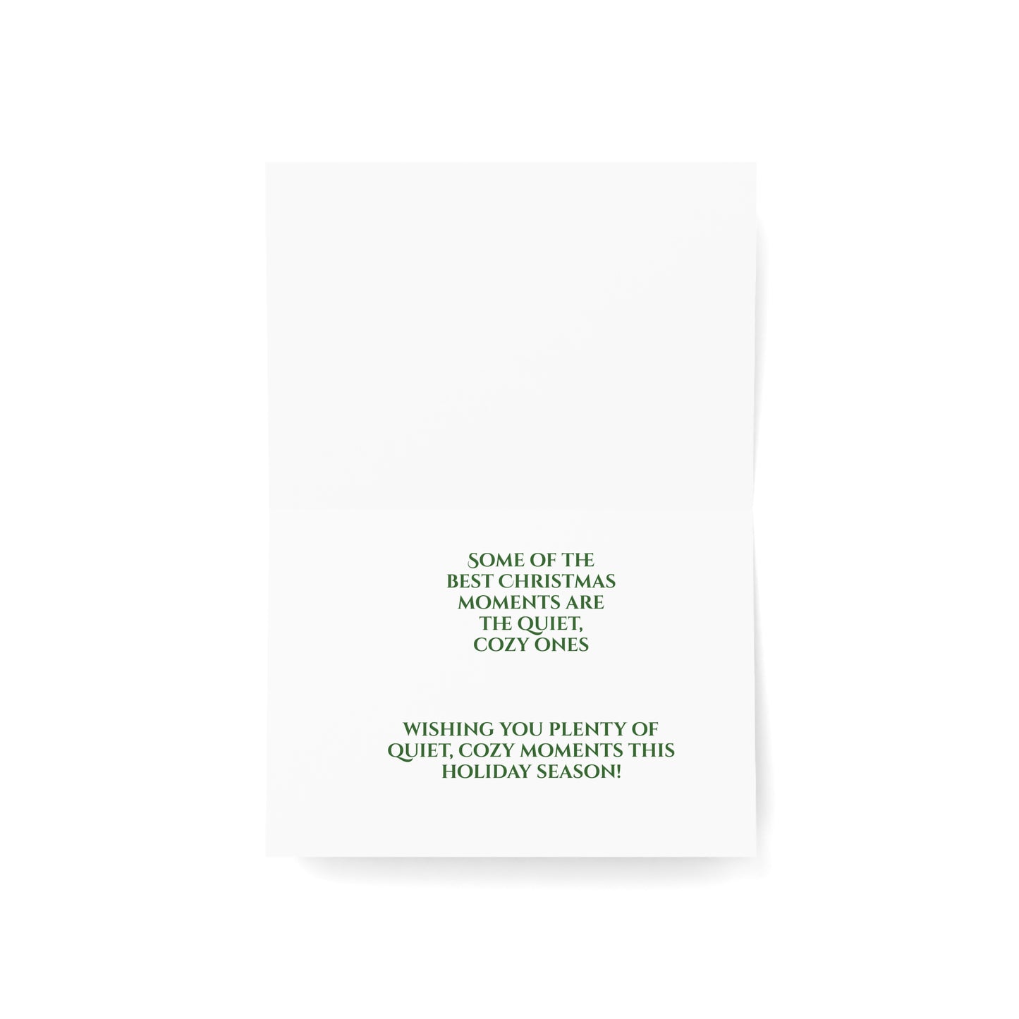 Quiet, Cozy Moments – Penguin Holiday Greeting Cards (Set of 1, 10, 30, or 50)  Ocean Petal Studio