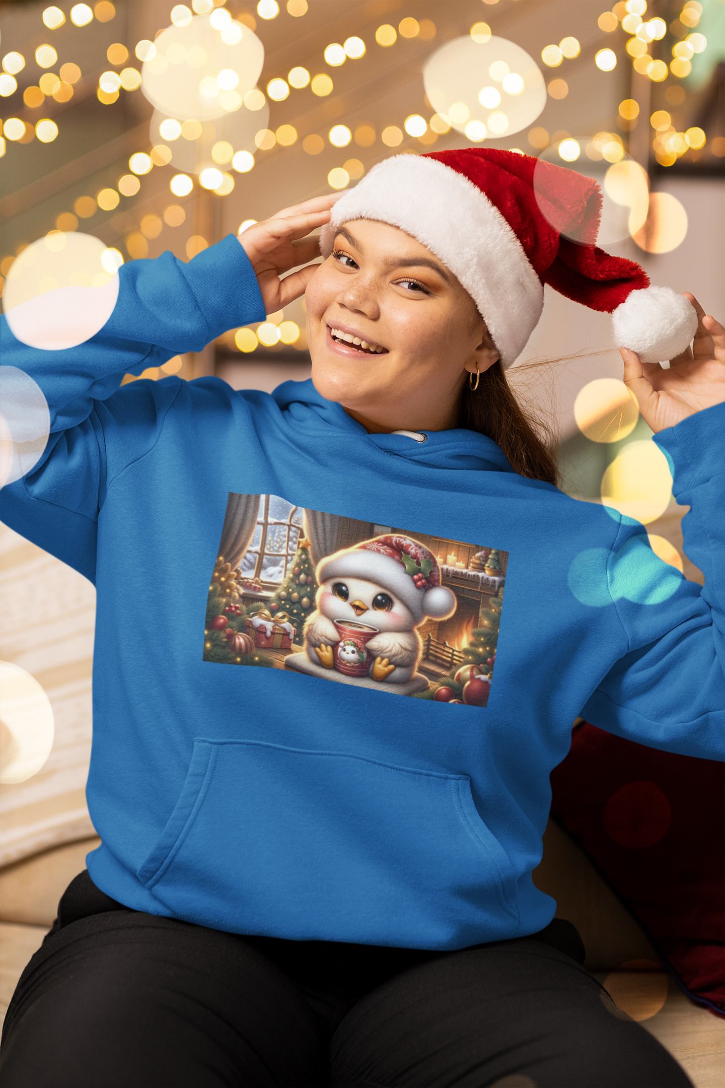 Snuggle Season Hoodie – Cozy Penguin Christmas Sweatshirt for Holiday Gatherings  Ocean Petal Studio