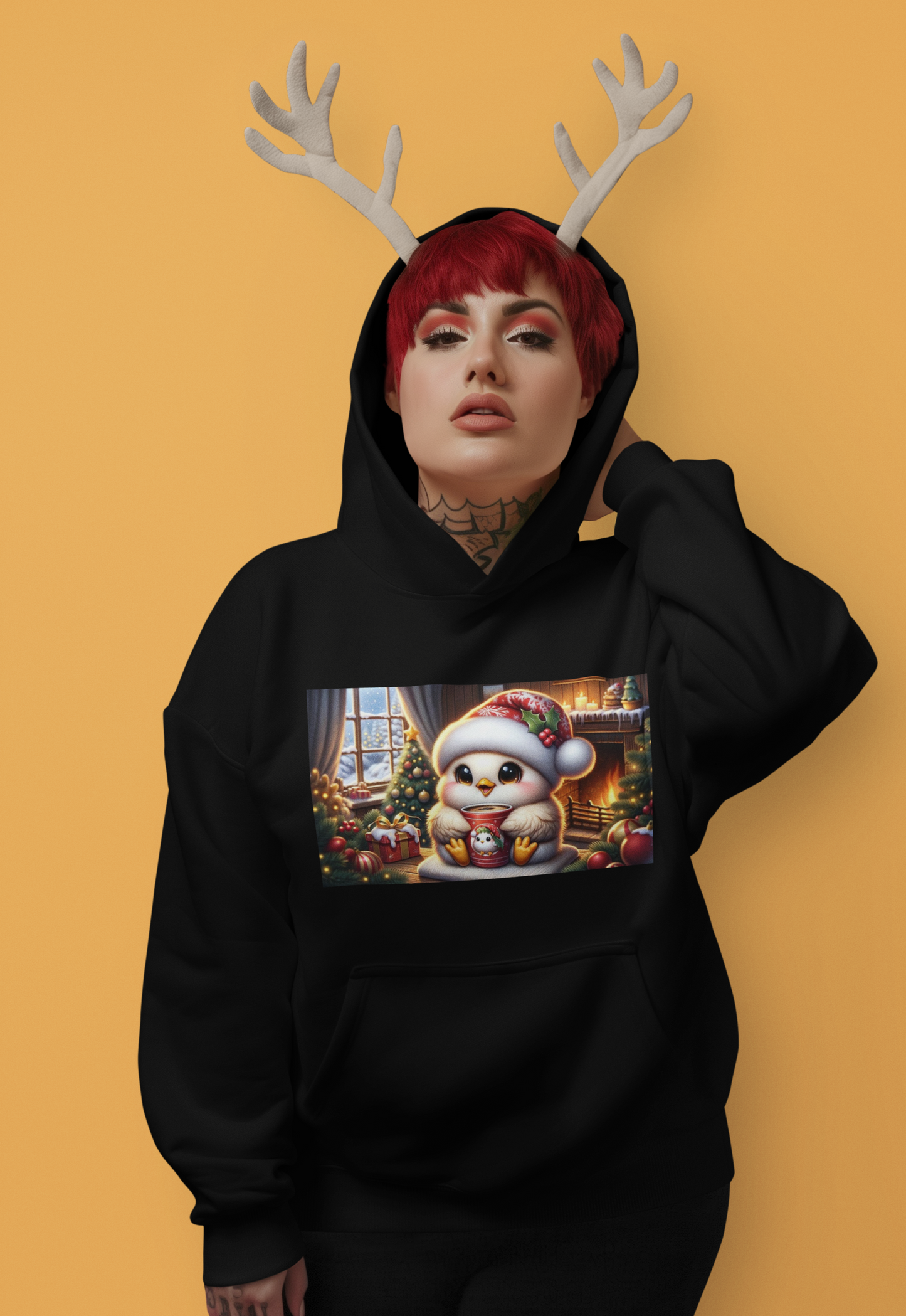 Snuggle Season Hoodie – Cozy Penguin Christmas Sweatshirt for Holiday Gatherings  Ocean Petal Studio