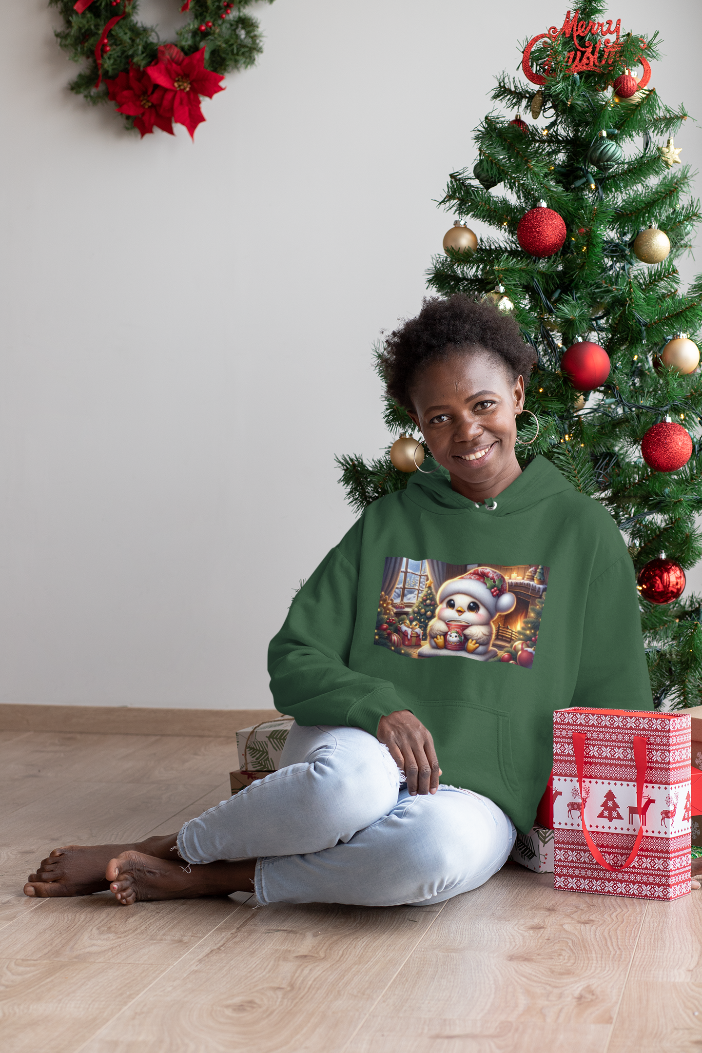 Snuggle Season Hoodie – Cozy Penguin Christmas Sweatshirt for Holiday Gatherings  Ocean Petal Studio