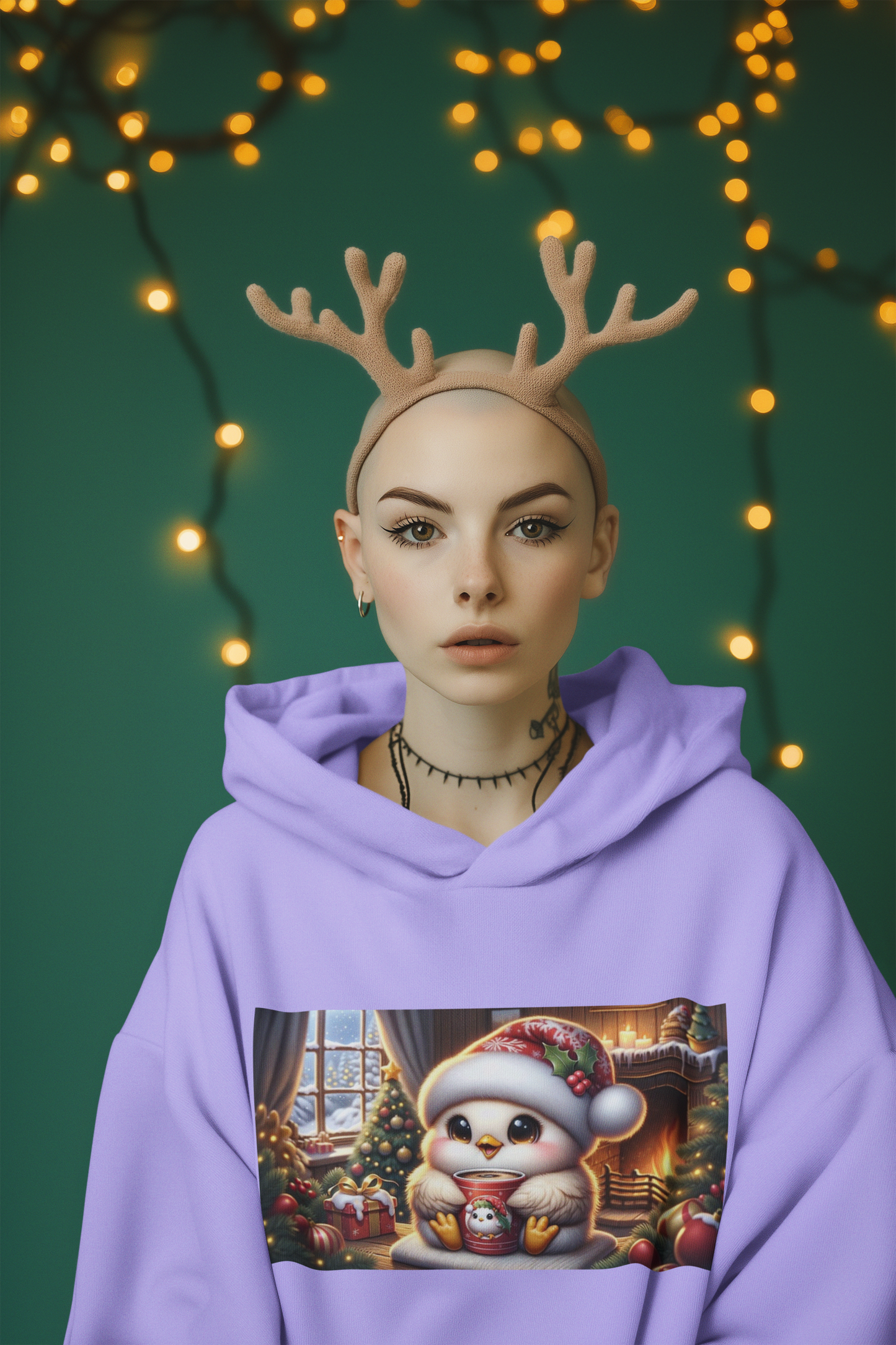 Snuggle Season Hoodie – Cozy Penguin Christmas Sweatshirt for Holiday Gatherings  Ocean Petal Studio