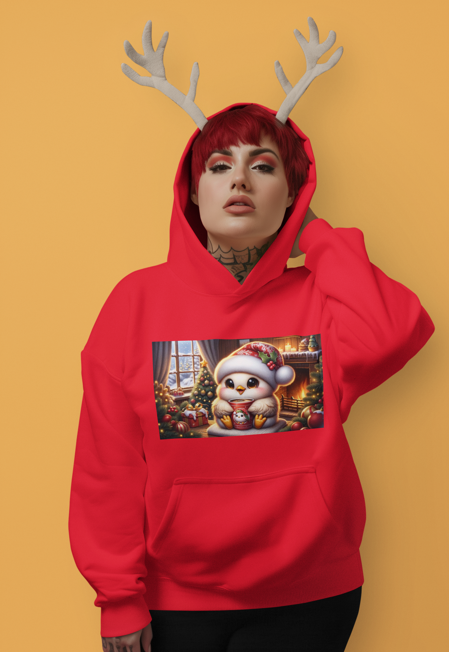 Snuggle Season Hoodie – Cozy Penguin Christmas Sweatshirt for Holiday Gatherings  Ocean Petal Studio