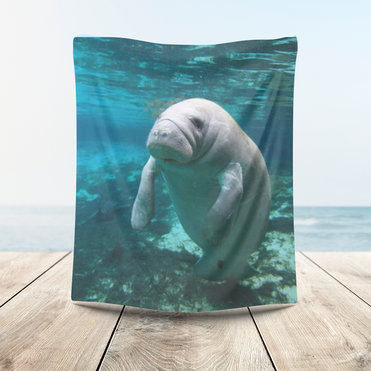 Manatee Blanket –  Marine Life Comfort