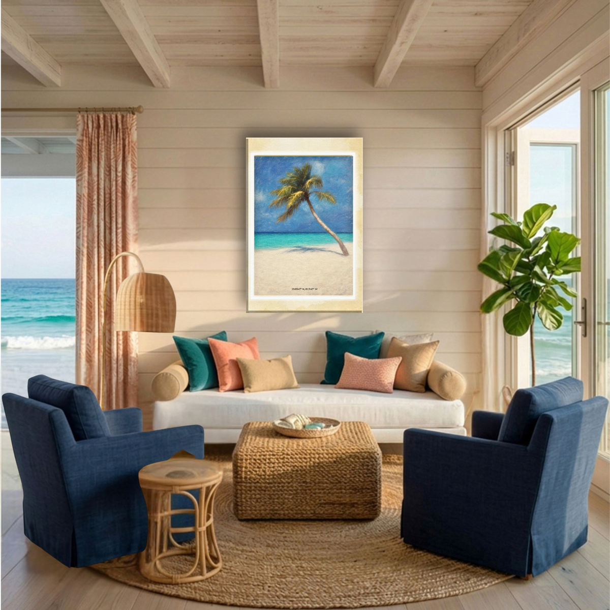 Windswept Paradise Palm Tree Art – Three Signature Styles