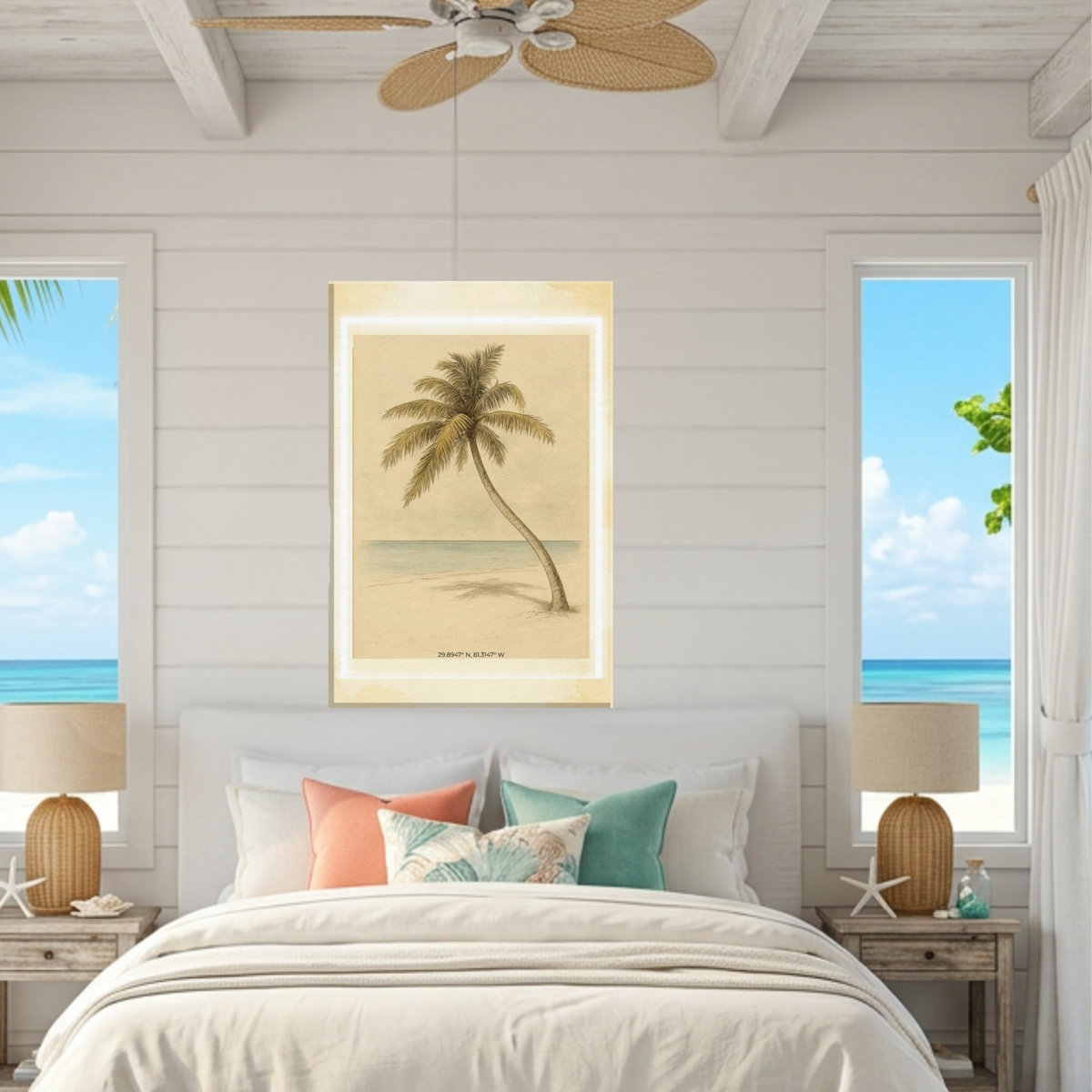 Windswept Paradise Palm Tree Art – Three Signature Styles