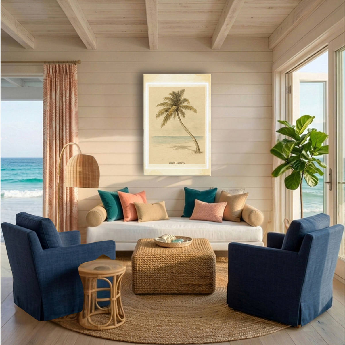 Windswept Paradise Palm Tree Art – Three Signature Styles