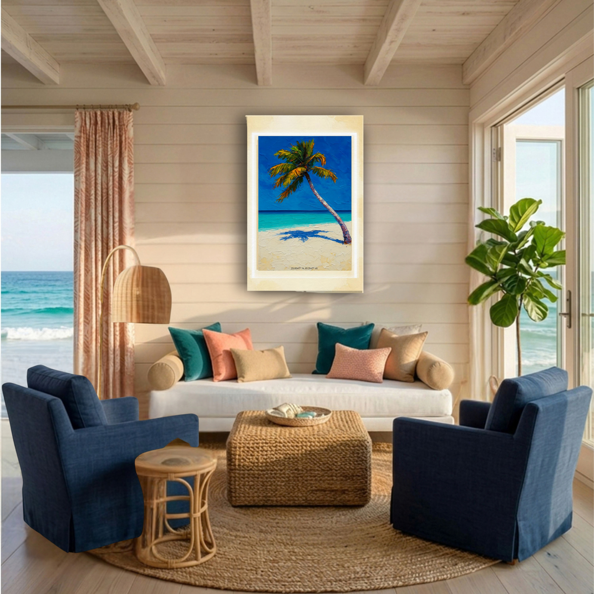 Windswept Paradise Palm Tree Art – Three Signature Styles